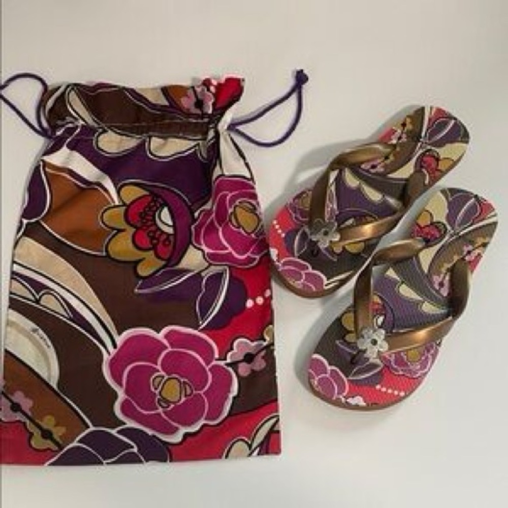 Brighton Floral Flip Flops